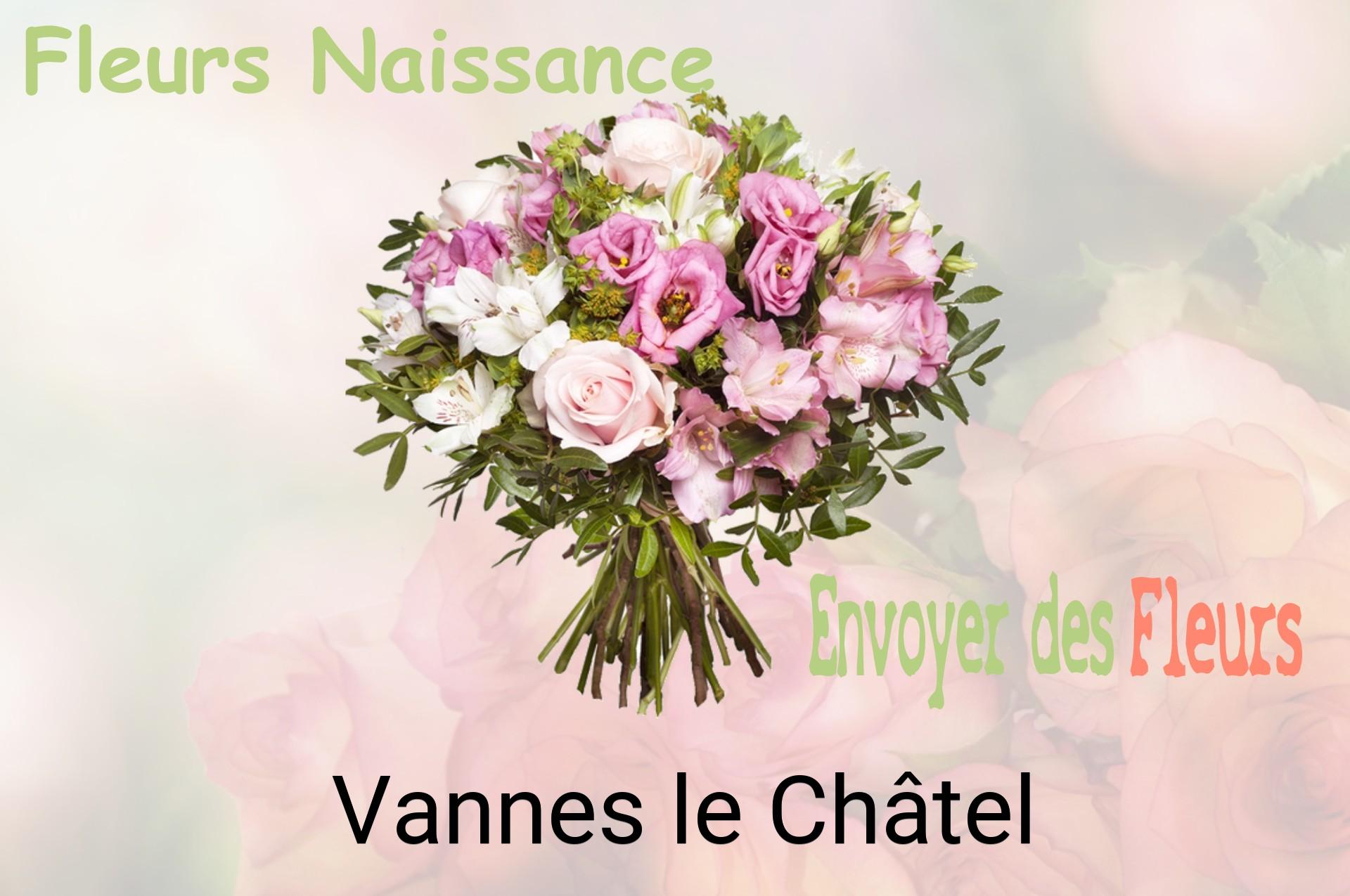 Bouquet de fleurs de naissance livré à Vannes-le-Châtel