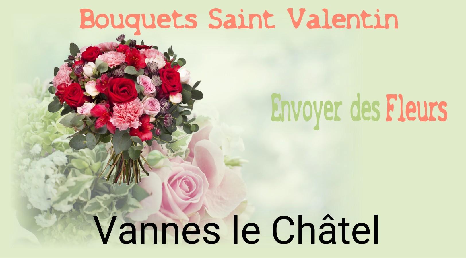 Roses de Saint-Valentin livrées à Vannes-le-Châtel